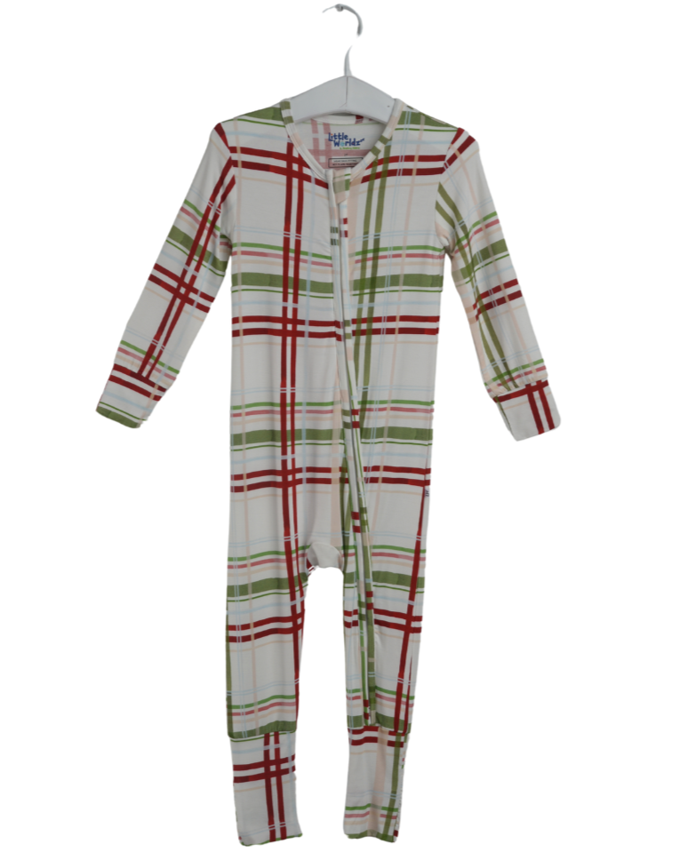 Plaid Bamboo Toddler Pajamas