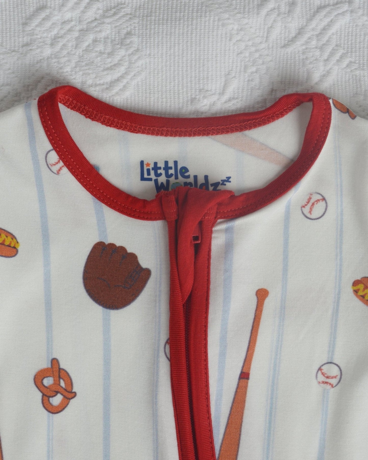 Baseball Bamboo Onesie