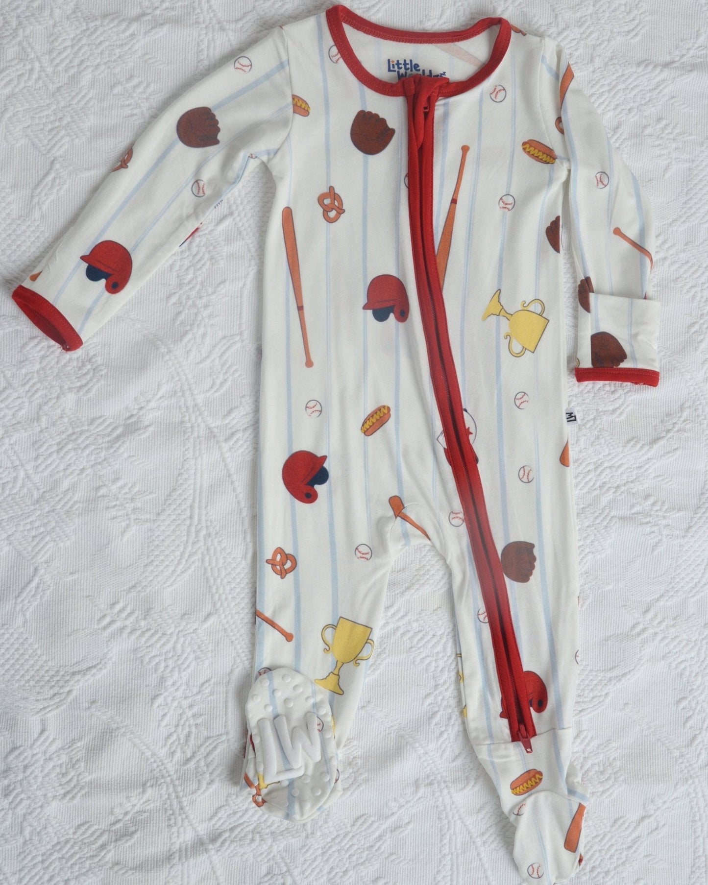 Baseball Bamboo Onesie