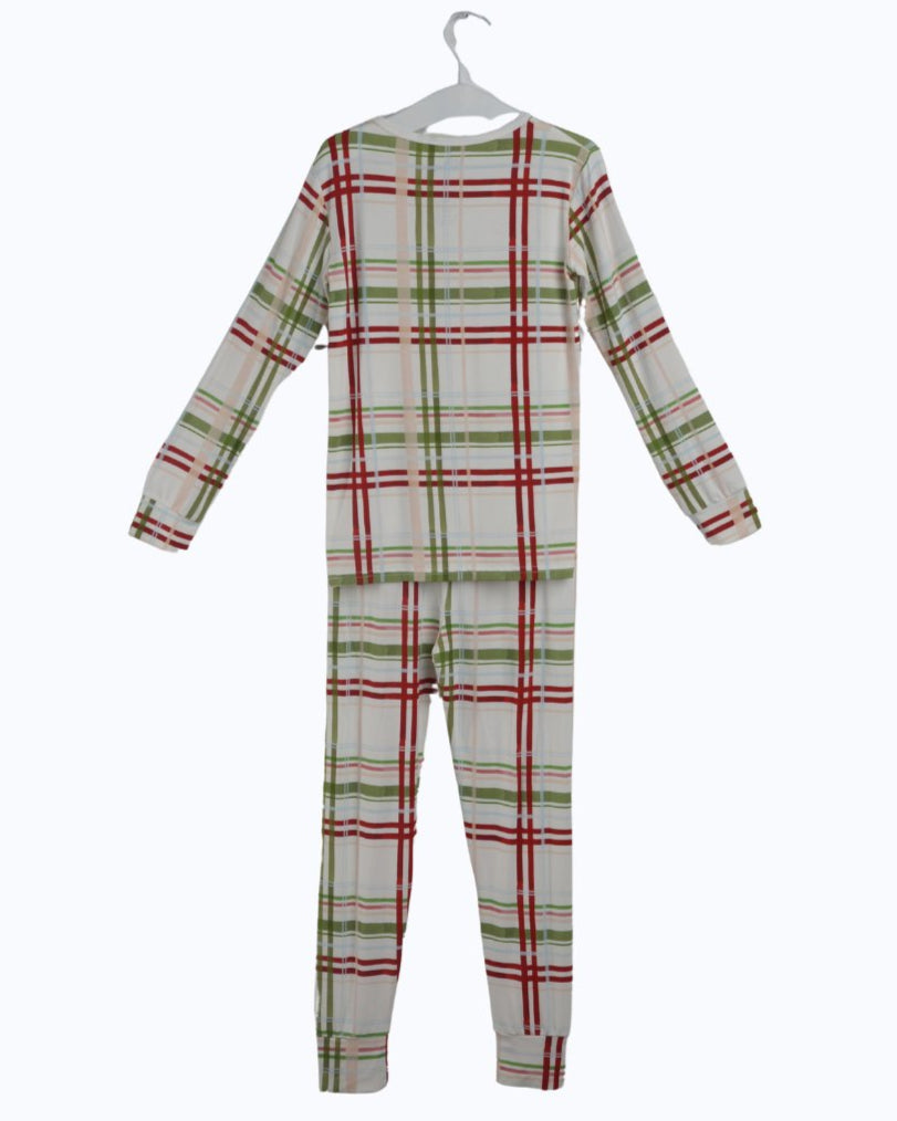 Plaid Bamboo Kids Pajamas