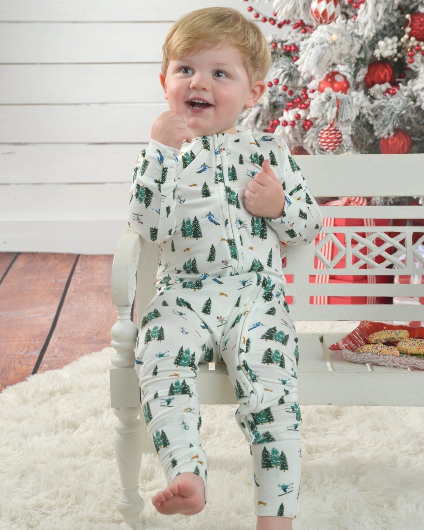 Ski Bamboo Toddler Pajamas