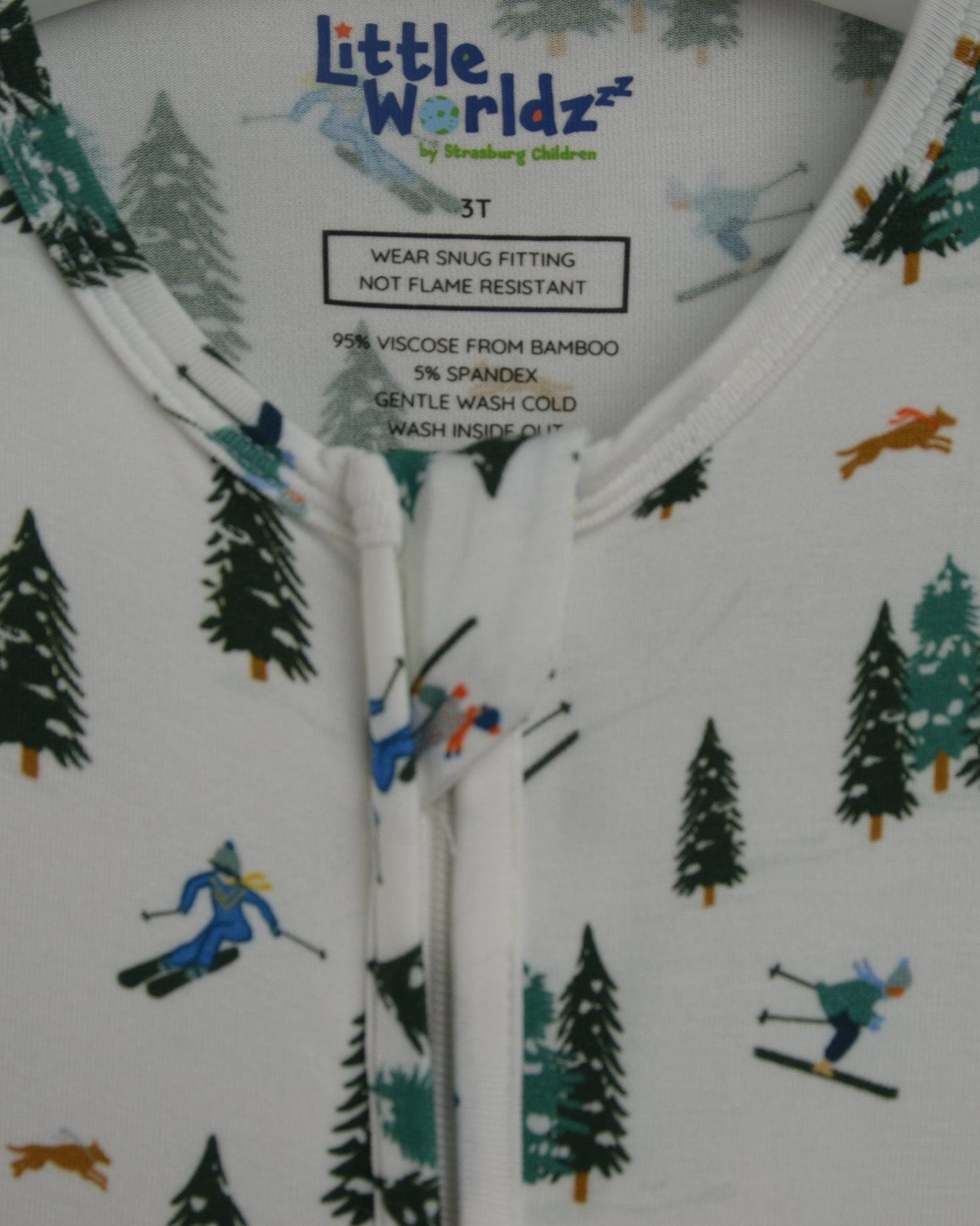 Ski Bamboo Toddler Pajamas