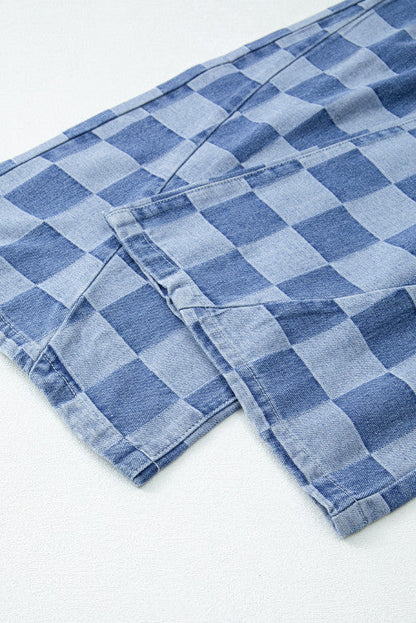 Checkered jeans
