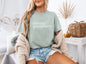 Raising Gentlemen Boy mom Garment Dyed T Shirt (serif)