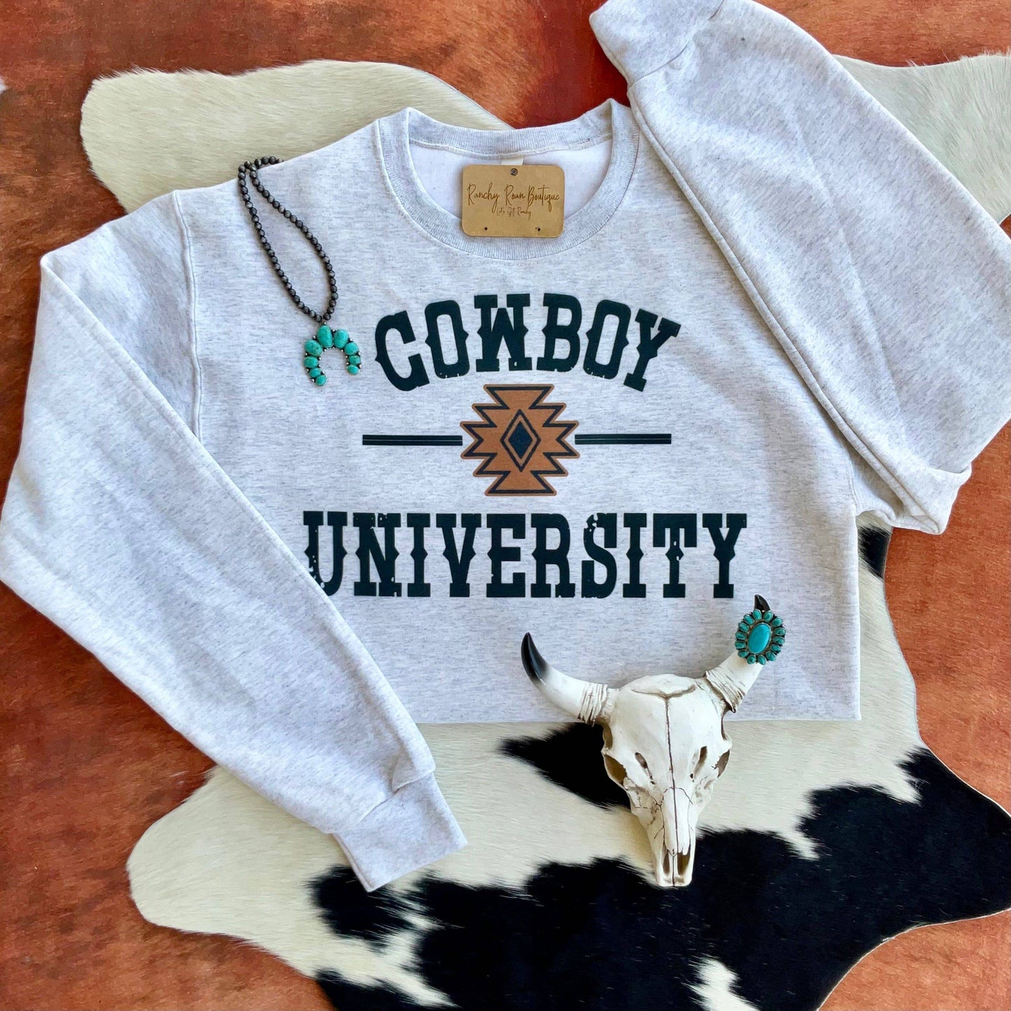 Cowboy University Western Sweatshirt