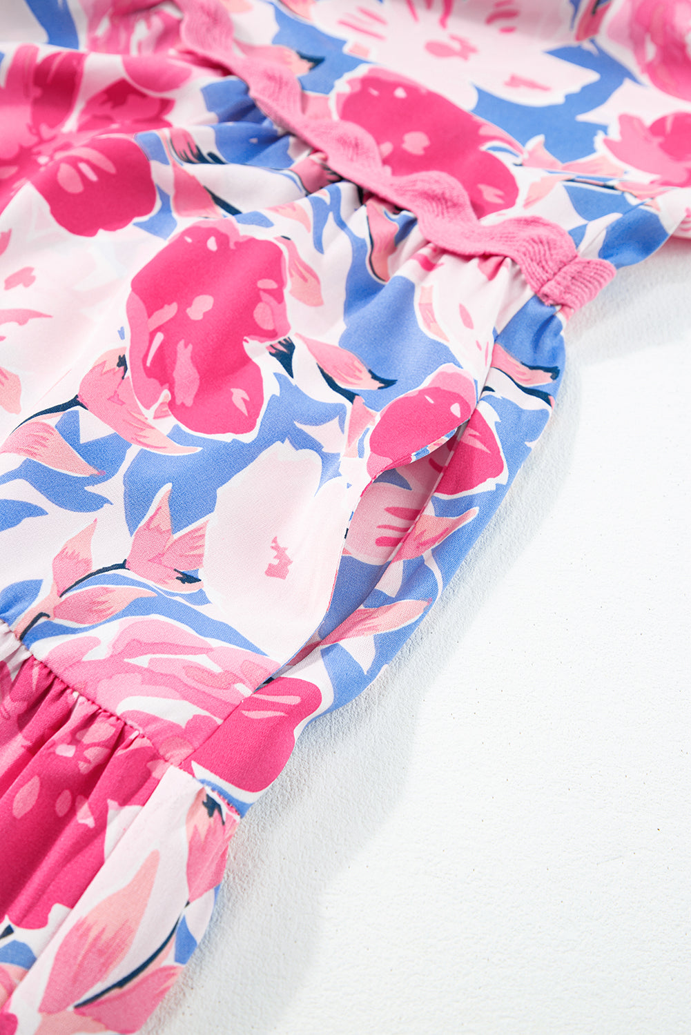 Pink Floral Day Dress