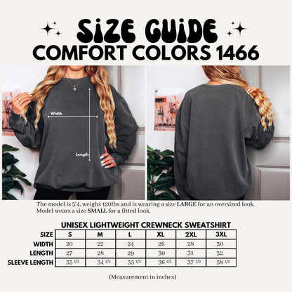 Mama Lightning Garment Dyed Comfort Colors Sweatshirt (condensed)