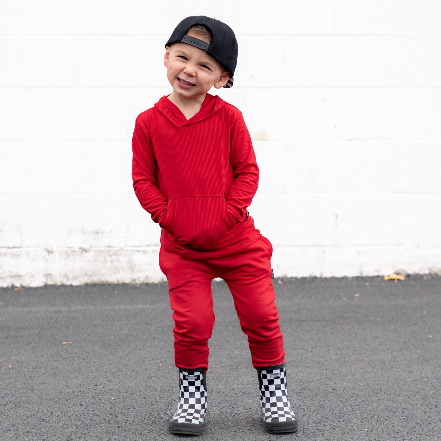 HAREM PANTS- Red