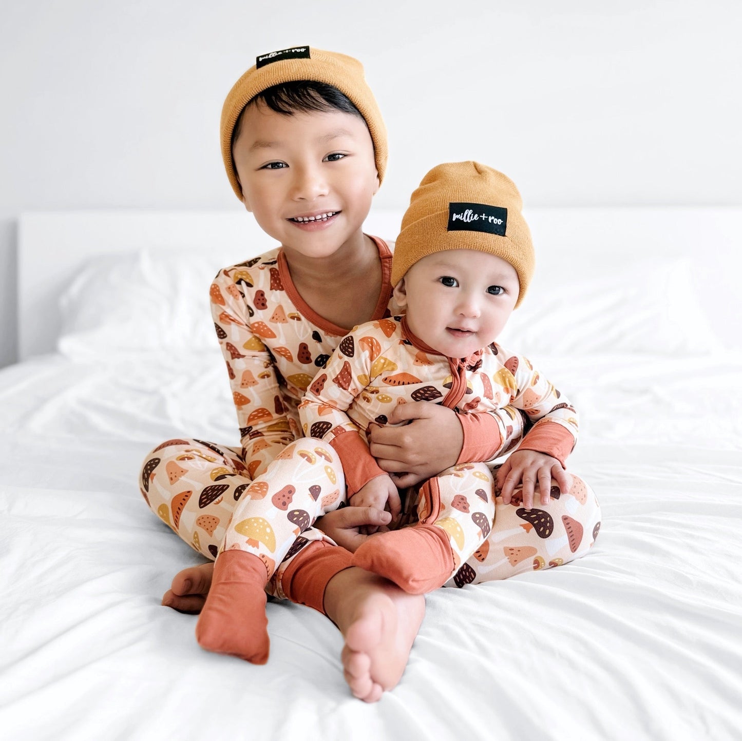 LONG SLEEVE 2 PIECE SETS- Mushrooms