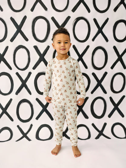 Teddy-Gram 2pc Bamboo Pajamas