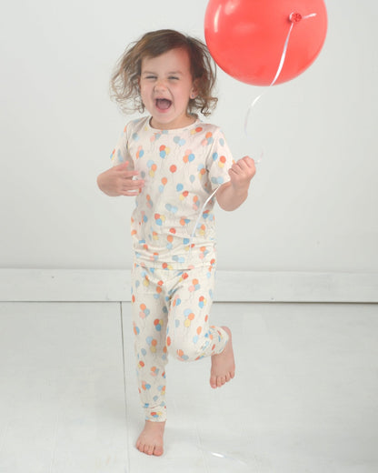 Balloon Bamboo Pajama Set for Kids
