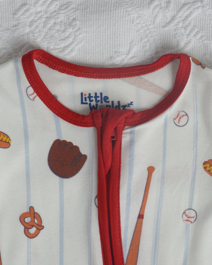 Baseball Bamboo Onesie