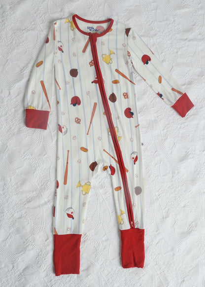 Baseball Bamboo Romper