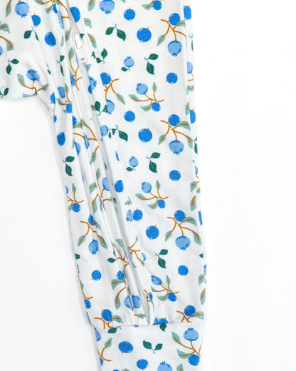 Blueberry Romper Bamboo Pajamas