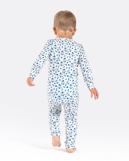 Blueberry Romper Bamboo Pajamas
