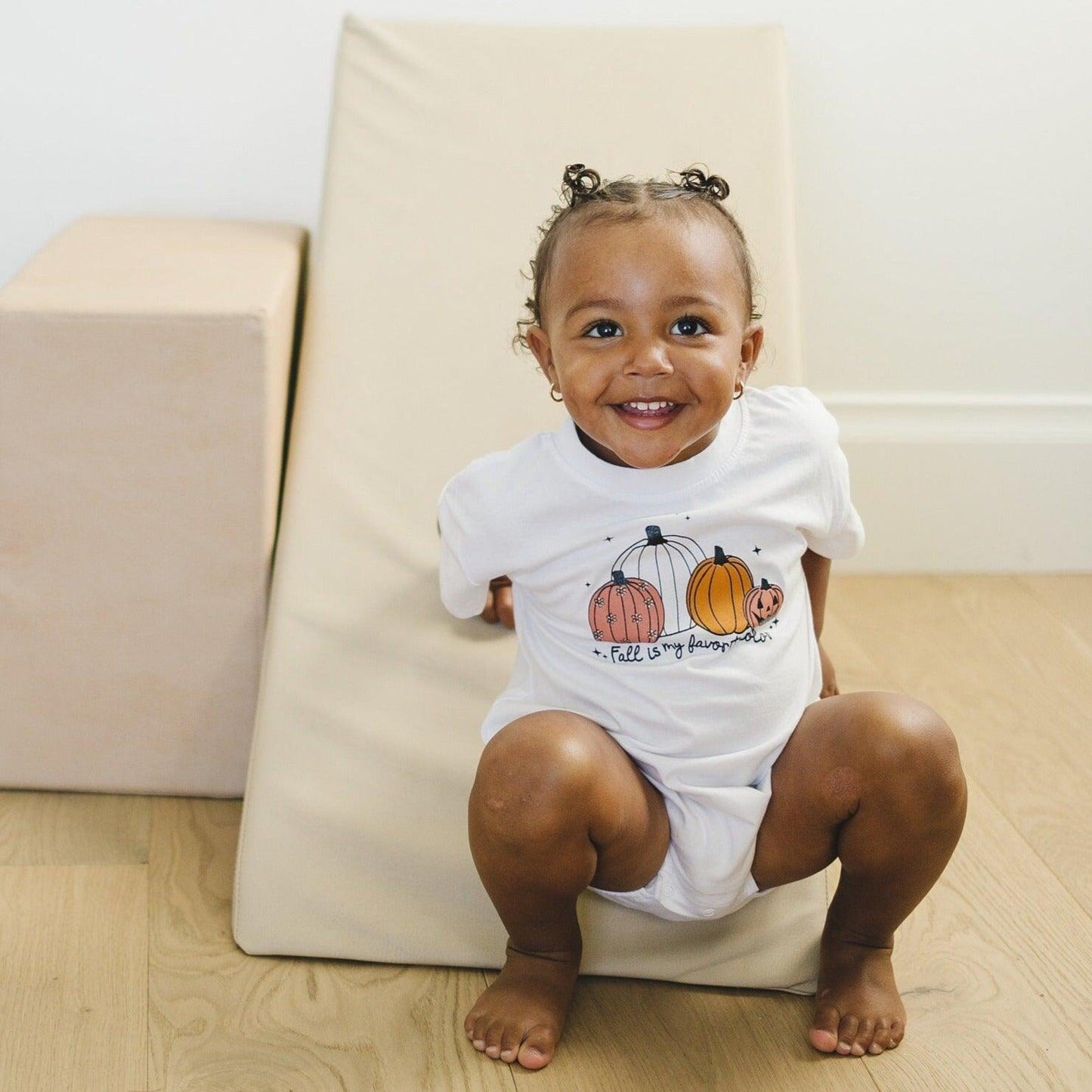 Fall Is My Favorite Color Organic Cotton T-Shirt Romper