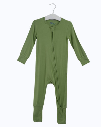 Toddler Bamboo Pajamas in Green