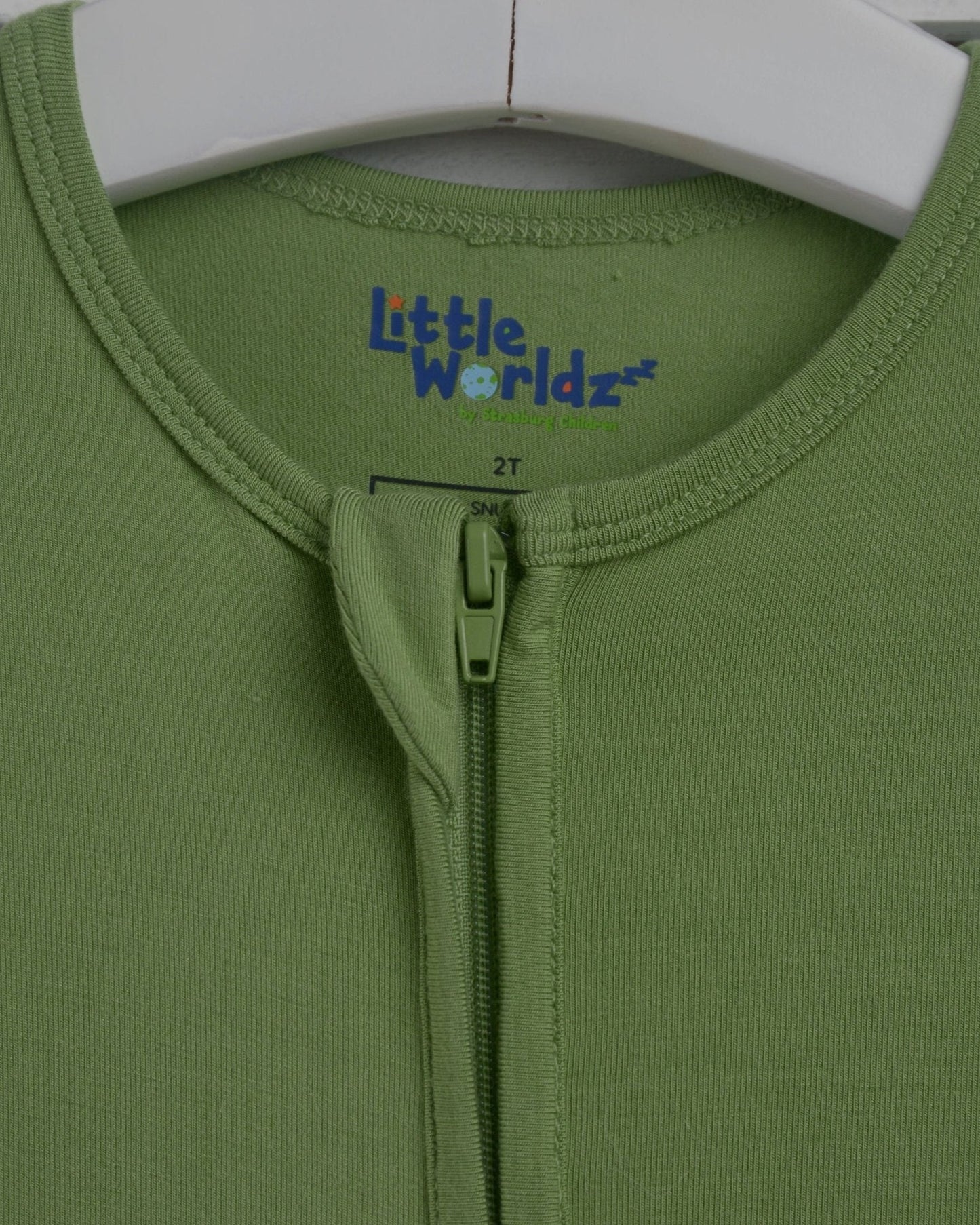 Toddler Bamboo Pajamas in Green
