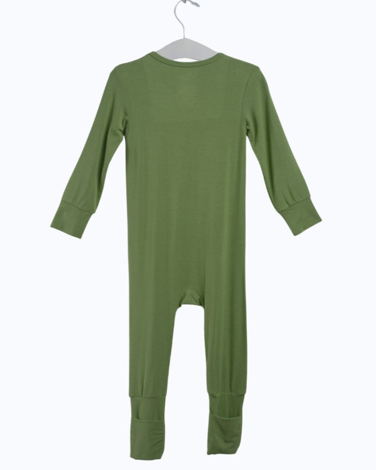 Toddler Bamboo Pajamas in Green