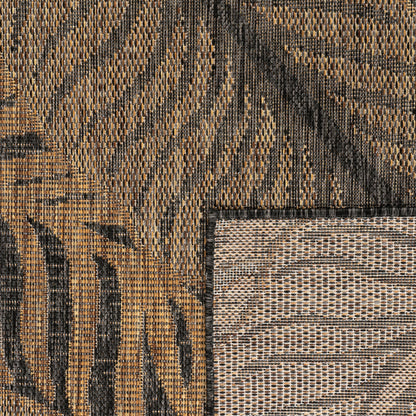 Indoor & Outdoor Rug Captera with Leaves Design