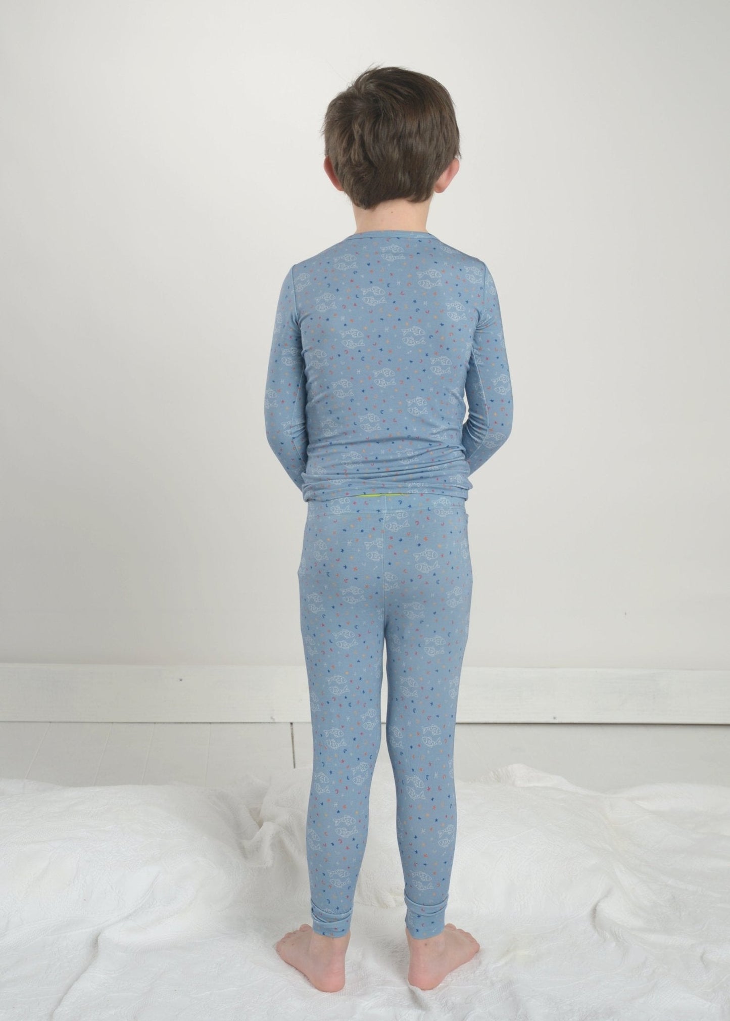 Pisces Bamboo Pajama Set for Kids
