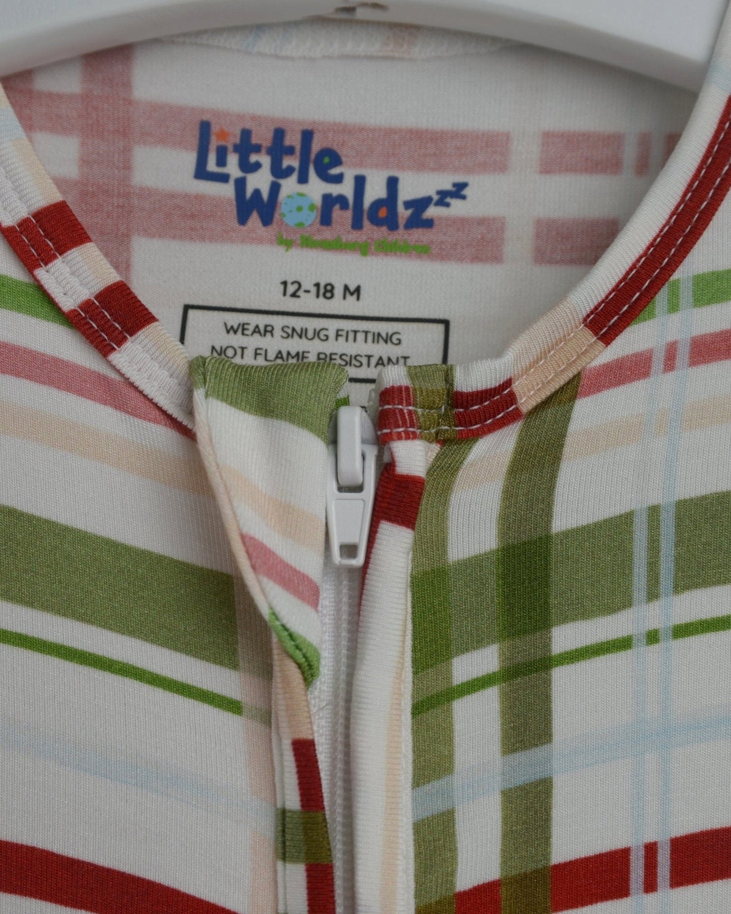 Plaid Bamboo Toddler Pajamas