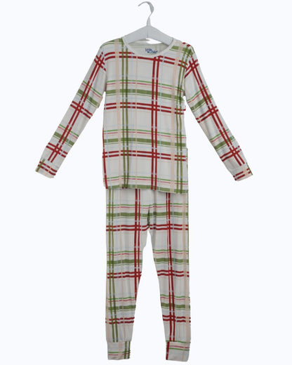 Plaid Bamboo Kids Pajamas