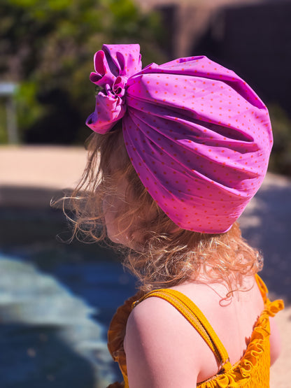 Penny Lane | Taffeta & Red Polka | Swim Headwrap