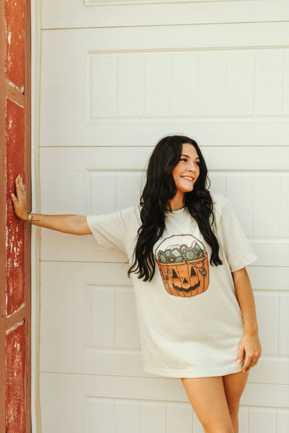 Turquoise Treats Halloween Graphic Tee
