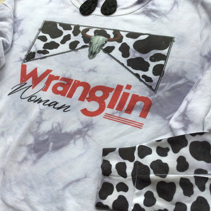 Wranglin Woman Western Graphic Trendy Sweatshirt